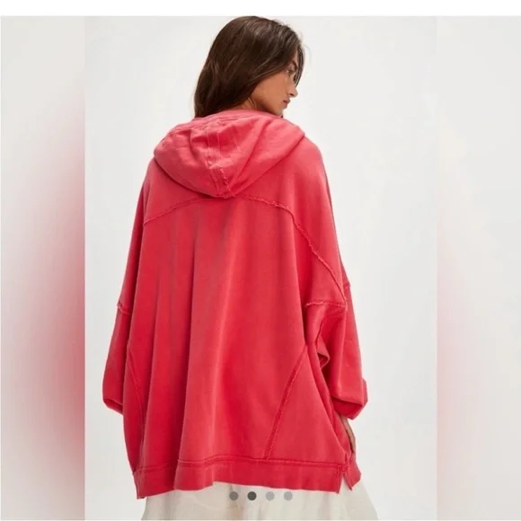 Free people we the free hoodie size small will fit large NWOT - Picture 3 of 8